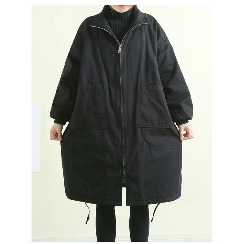 Large size straight Cotton clothing coat female long section 2019 winter women new quilted padded loose wild Sucking cotton coat
Large size straight Cotton clothing coat female long section 2019 winter women new quilted padded loose wild Sucking cotton coat