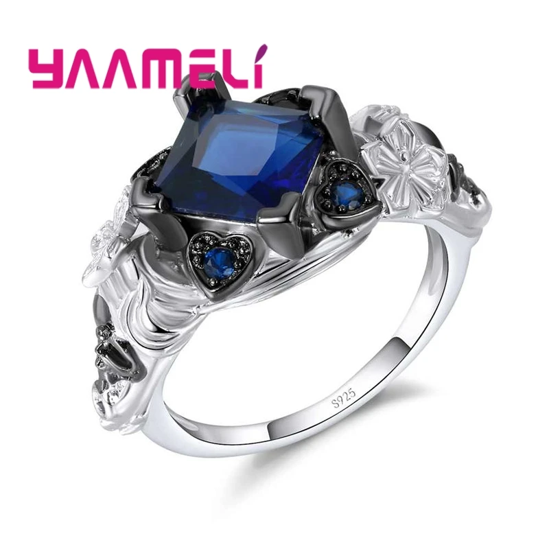 Big Discount Solid 925 Sterling Silver Round Blue Cubic Zirconia For Women Men Finger Rings Crystal Jewelry Present
Big Discount Solid 925 Sterling Silver Round Blue Cubic Zirconia For Women Men Finger Rings Crystal Jewelry Present