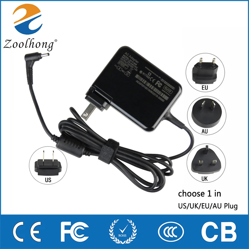 

Zoolhong 20V 1.5A 30W 3.0*1.0mm For NOKIA LUMIA 2520 Verizon 10.1 Tablet Laptop AC Power Adapter Charger AU/EU/UK Plug