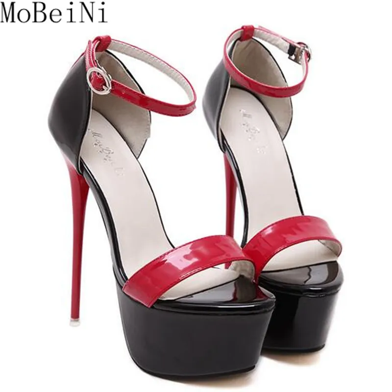 35-46 Summer Women Sandals Fashion patent leather Thin Heel Open Toe Pumps Sandals Women Sexy Club Party High Heels Shoes
35-46 Summer Women Sandals Fashion patent leather Thin Heel Open Toe Pumps Sandals Women Sexy Club Party High Heels Shoes