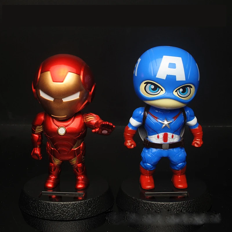 Q Version Action Figure Iron Man/Batman/Tony/Captain America/ PVC Figure Solar Energy Shake Head Toy Chritmas Gift
Q Version Action Figure Iron Man/Batman/Tony/Captain America/ PVC Figure Solar Energy Shake Head Toy Chritmas Gift