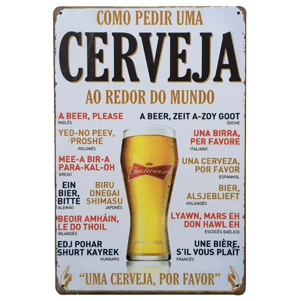 Cerveja Neon Vintage Tin Rectangle Plaque Cocktail Lounge Decor Metal Pub Sign Bar Alcohol Wine Board Drink Poster 20x30cm
Cerveja Neon Vintage Tin Rectangle Plaque Cocktail Lounge Decor Metal Pub Sign Bar Alcohol Wine Board Drink Poster 20x30cm