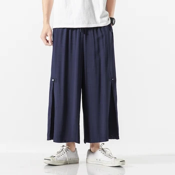 Men Plus Size Cotton Linen Casual Wide Leg Pants Male Streetwear Hip Hop Straight Loose Skirt Pant Kimono Trousers M-5XL
Men Plus Size Cotton Linen Casual Wide Leg Pants Male Streetwear Hip Hop Straight Loose Skirt Pant Kimono Trousers M-5XL