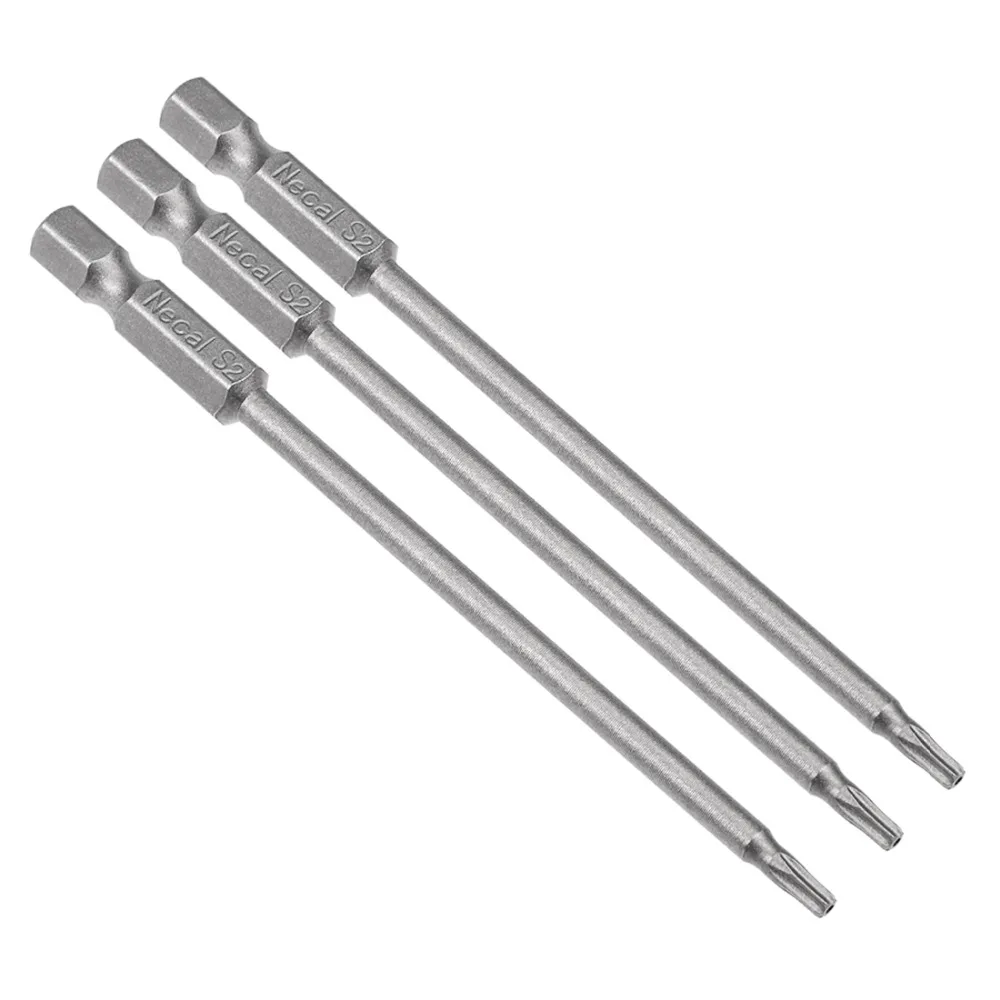 UXCEL 3PCS 1/4" Hex Shank T10 Magnetic Security Torx Screwdriver Bits 100mm for Replace missing,bent,broken Hex Screwdriver Bits
UXCEL 3PCS 1/4" Hex Shank T10 Magnetic Security Torx Screwdriver Bits 100mm for Replace missing,bent,broken Hex Screwdriver Bits