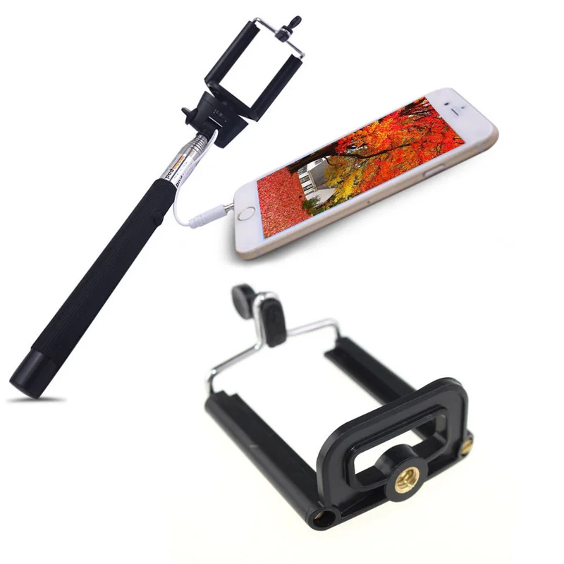 100CM Extendable Handheld Selfie Stick With Remote Shutter Button 3.5mm Cable Wired Selfie Monopod For Android IOS Phone QJY99
100CM Extendable Handheld Selfie Stick With Remote Shutter Button 3.5mm Cable Wired Selfie Monopod For Android IOS Phone QJY99