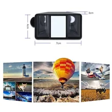 Universal Mobile Phone Lenses 3D mini Lens With Clip Fisheye Stereoscopic Camera Len lentes for iPhone Samsung Camera for huawei