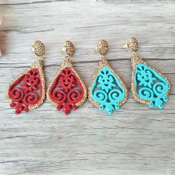 5 Pairs resin Cut Out Carvings Earring,Pave Rhinestone Drop Dangle Earrings Jewelry For Women Bohemia Earrings ER280
5 Pairs resin Cut Out Carvings Earring,Pave Rhinestone Drop Dangle Earrings Jewelry For Women Bohemia Earrings ER280