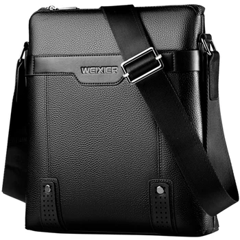 Weixier Men Messenger Bags Pu Leather Shoulder Crossbody Bag Men Handbag Male Small Bags Briefcase (Black)
Weixier Men Messenger Bags Pu Leather Shoulder Crossbody Bag Men Handbag Male Small Bags Briefcase (Black)