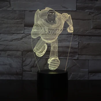 Lightyear Woody Cute Toy Story Buzz 3D LED Lamp RGBW Night Light 7 Color Change USB for Child Kids Holiday Gift Home Decor Lamp
Lightyear Woody Cute Toy Story Buzz 3D LED Lamp RGBW Night Light 7 Color Change USB for Child Kids Holiday Gift Home Decor Lamp