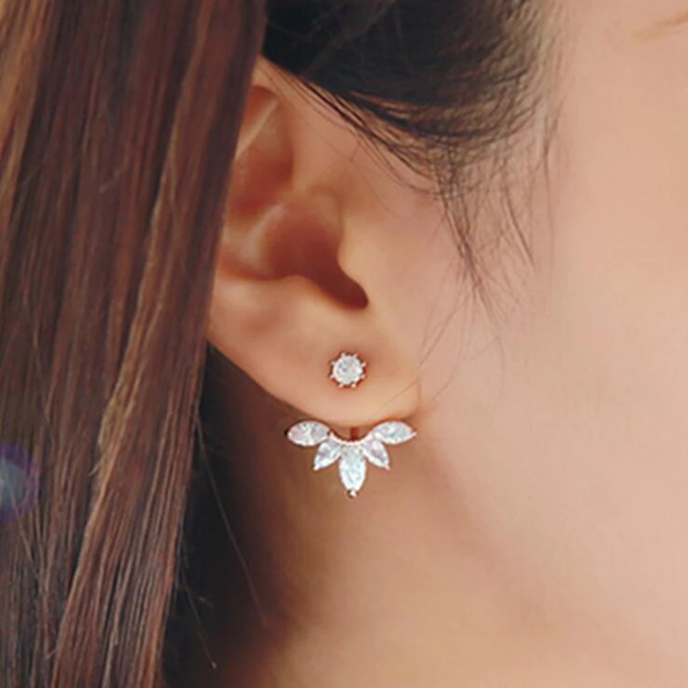 KISS WIFE 2018 New Crystal 3 Colors Rose Gold Ear Cuff Clip Leaf Stud Earrings For Women Jacket Piercing Earrings Fine Jewelry
KISS WIFE 2018 New Crystal 3 Colors Rose Gold Ear Cuff Clip Leaf Stud Earrings For Women Jacket Piercing Earrings Fine Jewelry