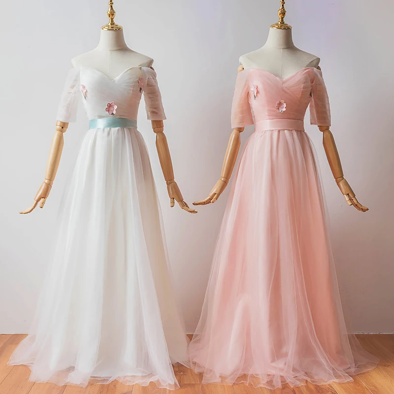 High Quality Muyoms Chinese Style Floral Appliques Floor-length Strapless Fairy Long Graduation Women Party Dresses Long Dress
High Quality Muyoms Chinese Style Floral Appliques Floor-length Strapless Fairy Long Graduation Women Party Dresses Long Dress
