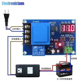 XH-M602 Digital Control Battery Lithium Battery Charging Control Module Battery Charge Control Switch Protection Board 3.7-120V
XH-M602 Digital Control Battery Lithium Battery Charging Control Module Battery Charge Control Switch Protection Board 3.7-120V
