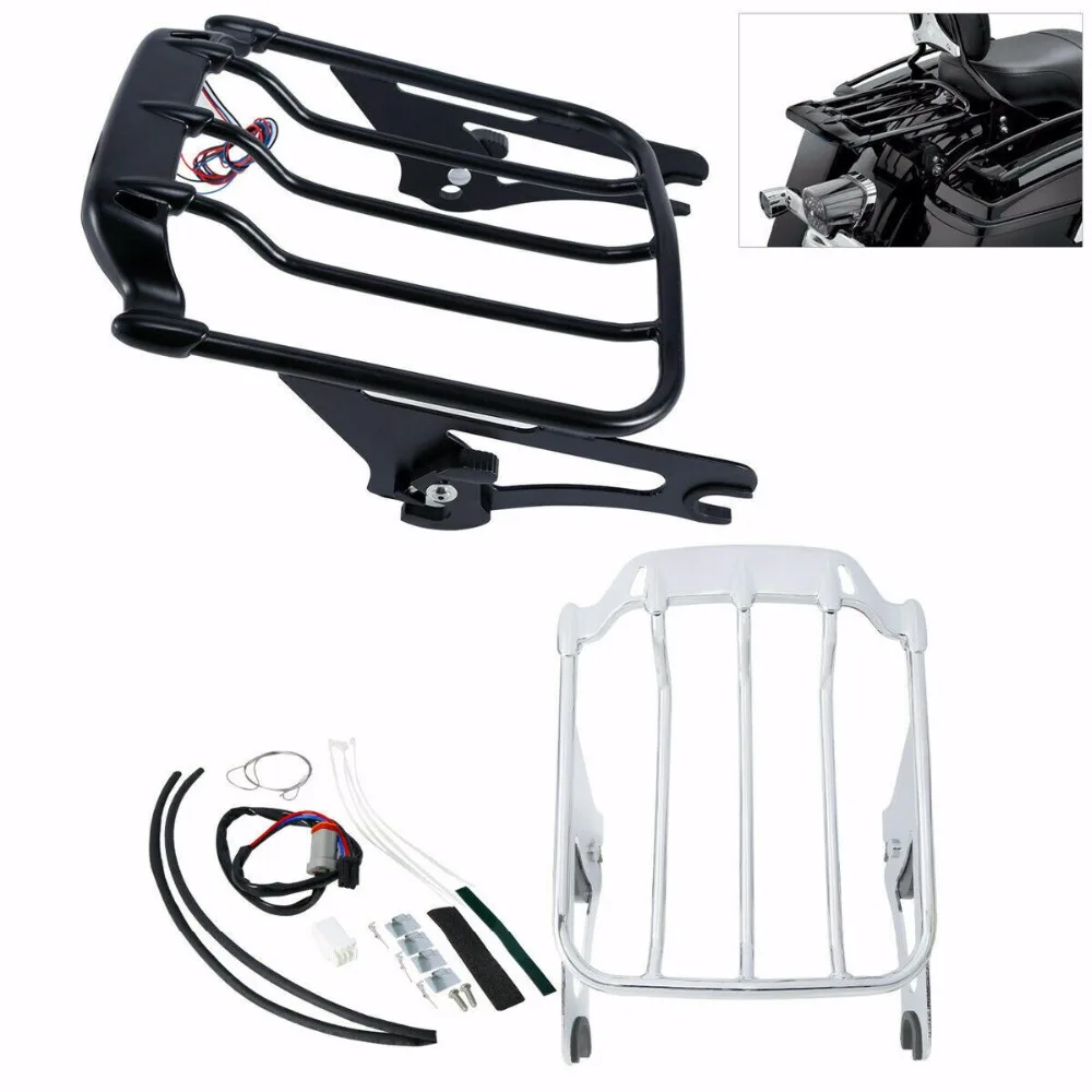 Motorcycle 2-up Luggage Rack LED Tail Light Smoke Lens For Harley Road King Electra Glide Road Street Glide CVO 2009-2018
Motorcycle 2-up Luggage Rack LED Tail Light Smoke Lens For Harley Road King Electra Glide Road Street Glide CVO 2009-2018
