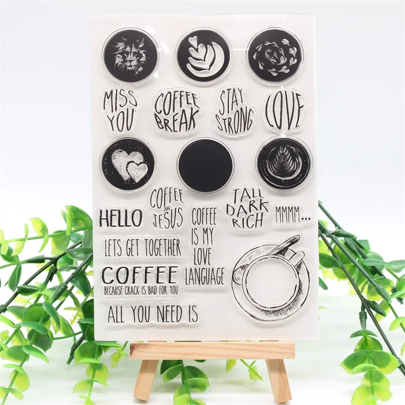 KSCRAFT Coffee Transparent Clear Silicone Stamps for DIY Scrapbooking/Card Making/Kids Crafts Fun Decoration Supplies 323
KSCRAFT Coffee Transparent Clear Silicone Stamps for DIY Scrapbooking/Card Making/Kids Crafts Fun Decoration Supplies 323