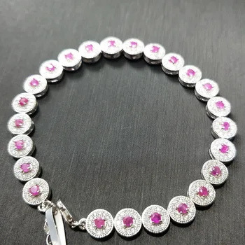 FLZB , 100% natural ruby gemstone bracelet round 2.5mm-24pcs ruby with 925 Sterling Silver Luxury elegant fashion bracelet
FLZB , 100% natural ruby gemstone bracelet round 2.5mm-24pcs ruby with 925 Sterling Silver Luxury elegant fashion bracelet