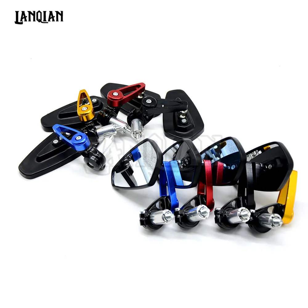 CNC Motorcycle 7/8" 22mm Handle Bar End Rearview Mirrors Sideview Mirrors For Honda CB 400F 400 500F 500X 650F 1000R 1000 1300
CNC Motorcycle 7/8" 22mm Handle Bar End Rearview Mirrors Sideview Mirrors For Honda CB 400F 400 500F 500X 650F 1000R 1000 1300