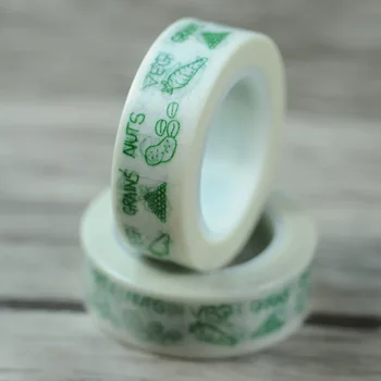 1Roll High Quality 15mm*10M Food Pattern Japanese Washi Decorative Adhesive DIY Masking Paper Tape Sticker Free shipping
1Roll High Quality 15mm*10M Food Pattern Japanese Washi Decorative Adhesive DIY Masking Paper Tape Sticker Free shipping