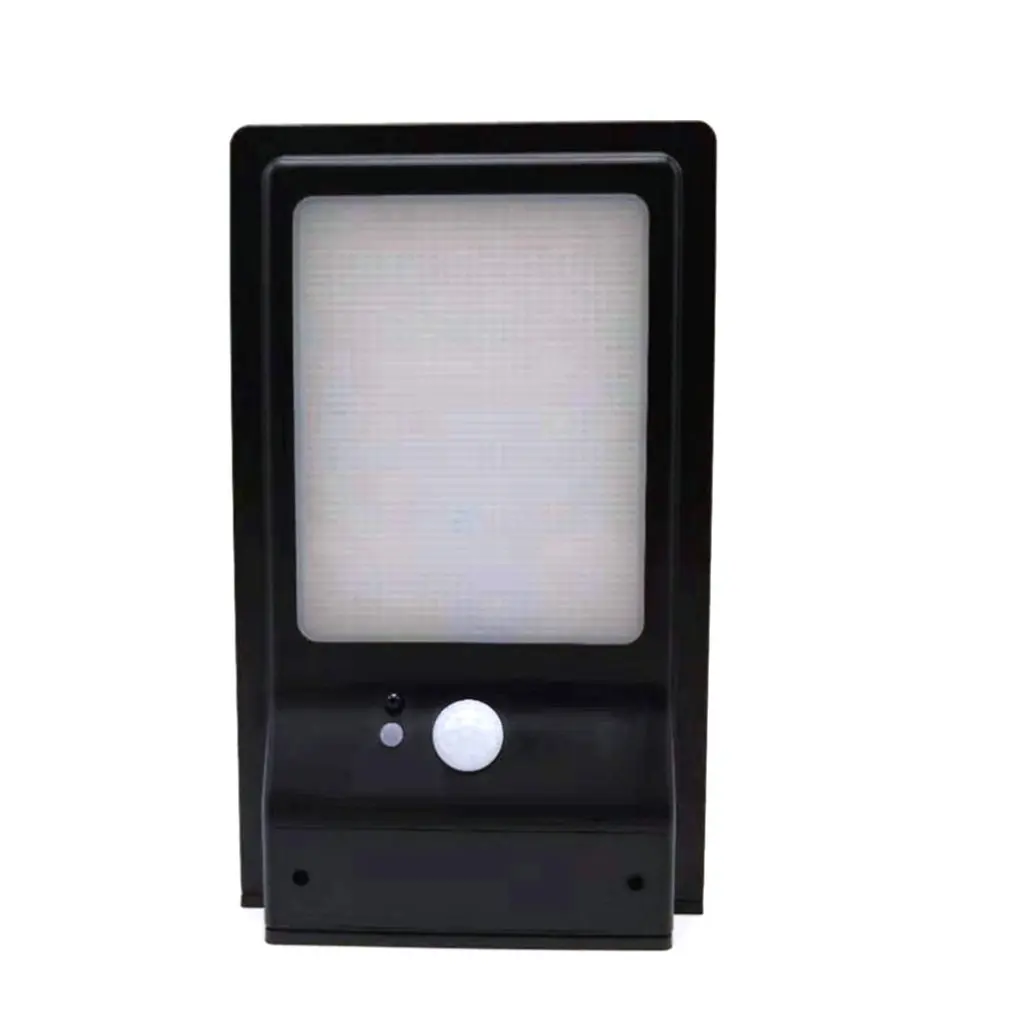 Outdoor Waterproof Ultra-thin 42 LED Solar Wall Lamp Courtyard Light Remote Control Body Induction | Лампы и освещение