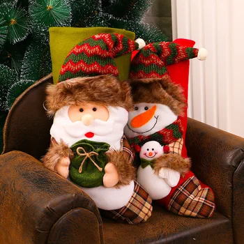 Christmas Stockings 2 Pcs 20" Classic Christmas Stocking Santa Snowman Reindeer Xmas Character for Party Decoration
Christmas Stockings 2 Pcs 20" Classic Christmas Stocking Santa Snowman Reindeer Xmas Character for Party Decoration