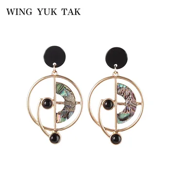 wing yuk tak Korean Fashion Women jewelry shell Earrings Vintage Round Drop Earrings Accessories
wing yuk tak Korean Fashion Women jewelry shell Earrings Vintage Round Drop Earrings Accessories