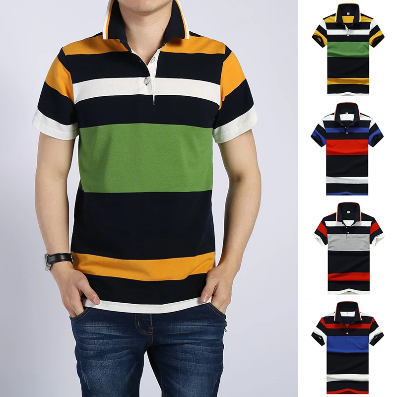 Basic Striped Polo Men Summer Short Sleeve Cotton Breathable Men Polos Male Quality Chinese Brand Clothing Fast Dry Top Tees 4XL
Basic Striped Polo Men Summer Short Sleeve Cotton Breathable Men Polos Male Quality Chinese Brand Clothing Fast Dry Top Tees 4XL