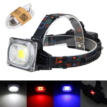 Bright Headlamp 3000lm 10W COB RGB LED Camping Headlight Outdoor Headlamp White Blue Red LED Light
Bright Headlamp 3000lm 10W COB RGB LED Camping Headlight Outdoor Headlamp White Blue Red LED Light