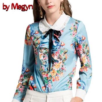 by Megyn 2017 women shirts long sleeve retro flower print ruffle turn-down collar shirt women blouses plus size female blusas
by Megyn 2017 women shirts long sleeve retro flower print ruffle turn-down collar shirt women blouses plus size female blusas
