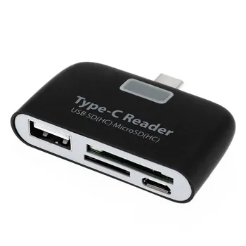 USB3.1 Type-C 3-in-1 Card Reader Adapter w/ USB/SD/TF Connection Kit for Type-C Phone and PC
USB3.1 Type-C 3-in-1 Card Reader Adapter w/ USB/SD/TF Connection Kit for Type-C Phone and PC