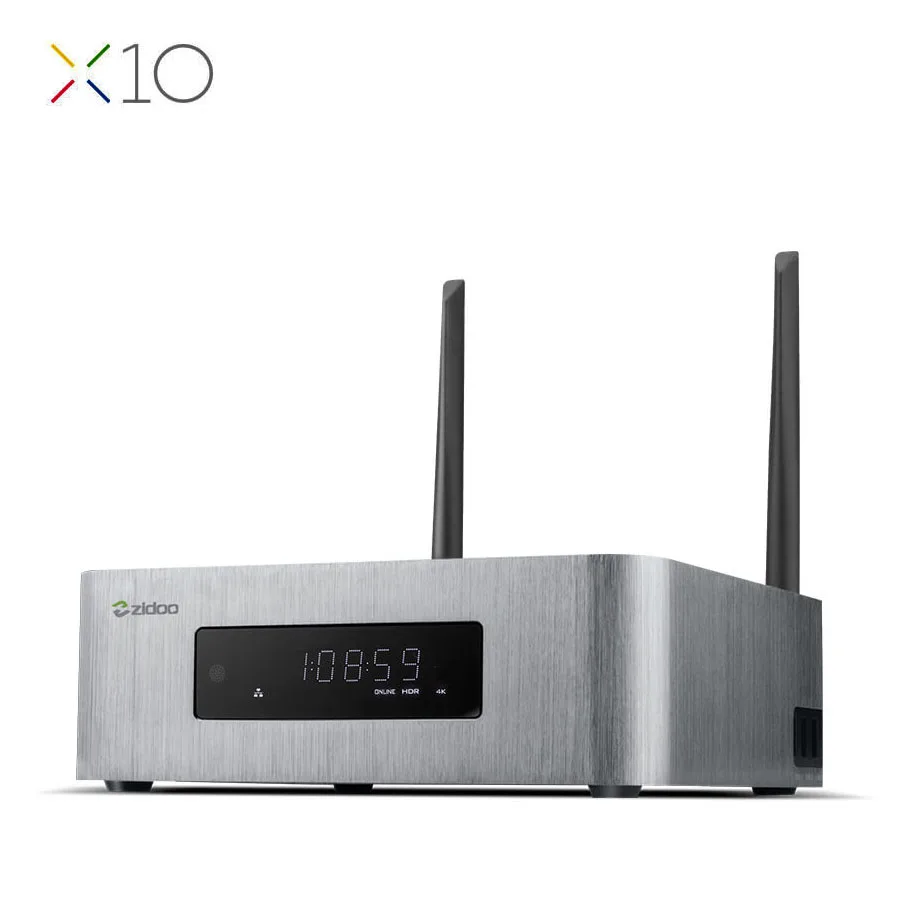 

ZIDOO X10 Andoid 6.0 Smart TV Box Dual System Quad Core 2G/16G Dual Band WIFI 1000M LAN HDR USB 3.0 SATA 3.0 Media Player