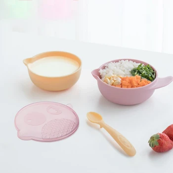 4Pcs/set Baby Tableware Dinnerware Suction Bowl with Temperature Sensing Spoon baby food Baby dinner Feeding Bowls dishes
4Pcs/set Baby Tableware Dinnerware Suction Bowl with Temperature Sensing Spoon baby food Baby dinner Feeding Bowls dishes