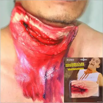 New Big Zombie Scars Tattoos With Fake Scab Bloody Costume Makeup Halloween Decoration Terror Wound Scary Blood Injury Sticker
New Big Zombie Scars Tattoos With Fake Scab Bloody Costume Makeup Halloween Decoration Terror Wound Scary Blood Injury Sticker