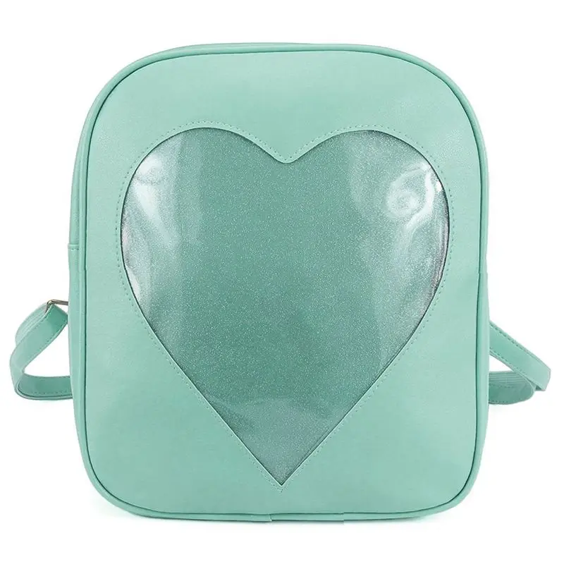 Clear Candy Backpacks Transparent Love Heart School Bags for Teen Girls Kids Purse Bag(Green)
Clear Candy Backpacks Transparent Love Heart School Bags for Teen Girls Kids Purse Bag(Green)