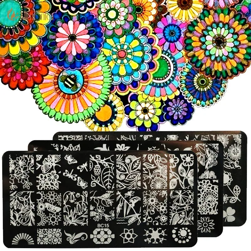 Fashion Stamp Template Nail Art Stamping Plates 6*12cm Stainless Geometric patterns Nails Template Stamp Manicure Nail Tools
Fashion Stamp Template Nail Art Stamping Plates 6*12cm Stainless Geometric patterns Nails Template Stamp Manicure Nail Tools