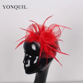 Nice feather flower fascinator multiple color bridal headpiece wedding headwear party hats race and cocktail hair accessories
Nice feather flower fascinator multiple color bridal headpiece wedding headwear party hats race and cocktail hair accessories