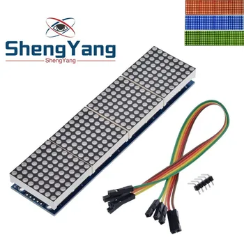 ShengYang 1pcs MAX7219 Dot Matrix Module For Arduino Microcontroller 4 In One Display with 5P Line
ShengYang 1pcs MAX7219 Dot Matrix Module For Arduino Microcontroller 4 In One Display with 5P Line