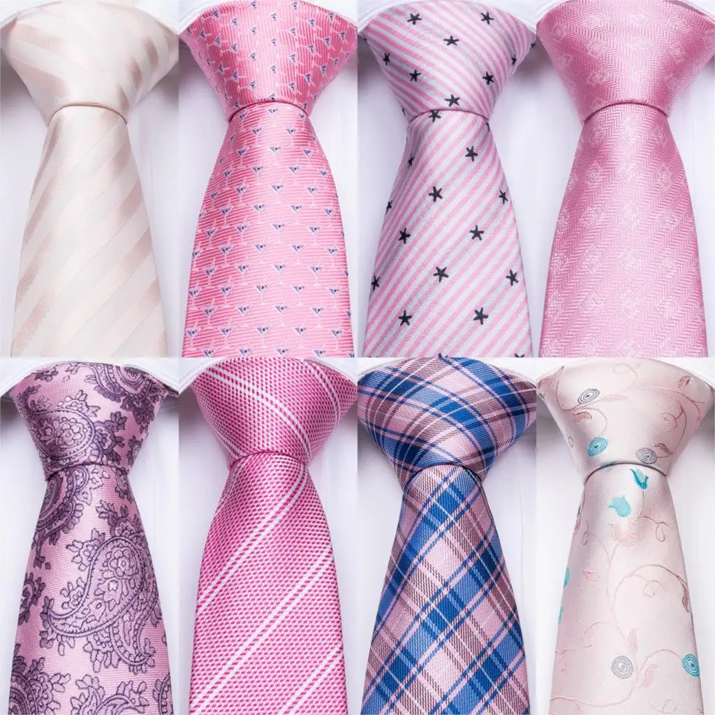 DiBanGu Pink Silk Mens Ties With Hanky Cufflinks Set Jacquare Woven Neck Ties Set For Men Necktie Wedding Tie Freeshipping
DiBanGu Pink Silk Mens Ties With Hanky Cufflinks Set Jacquare Woven Neck Ties Set For Men Necktie Wedding Tie Freeshipping