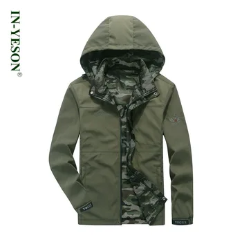 New IN-YESON Brand Reversible Jacket Men Spring Autumn Tactical Quick Dry Camouflage Windproof Outerwear Men Jacket Coat
New IN-YESON Brand Reversible Jacket Men Spring Autumn Tactical Quick Dry Camouflage Windproof Outerwear Men Jacket Coat