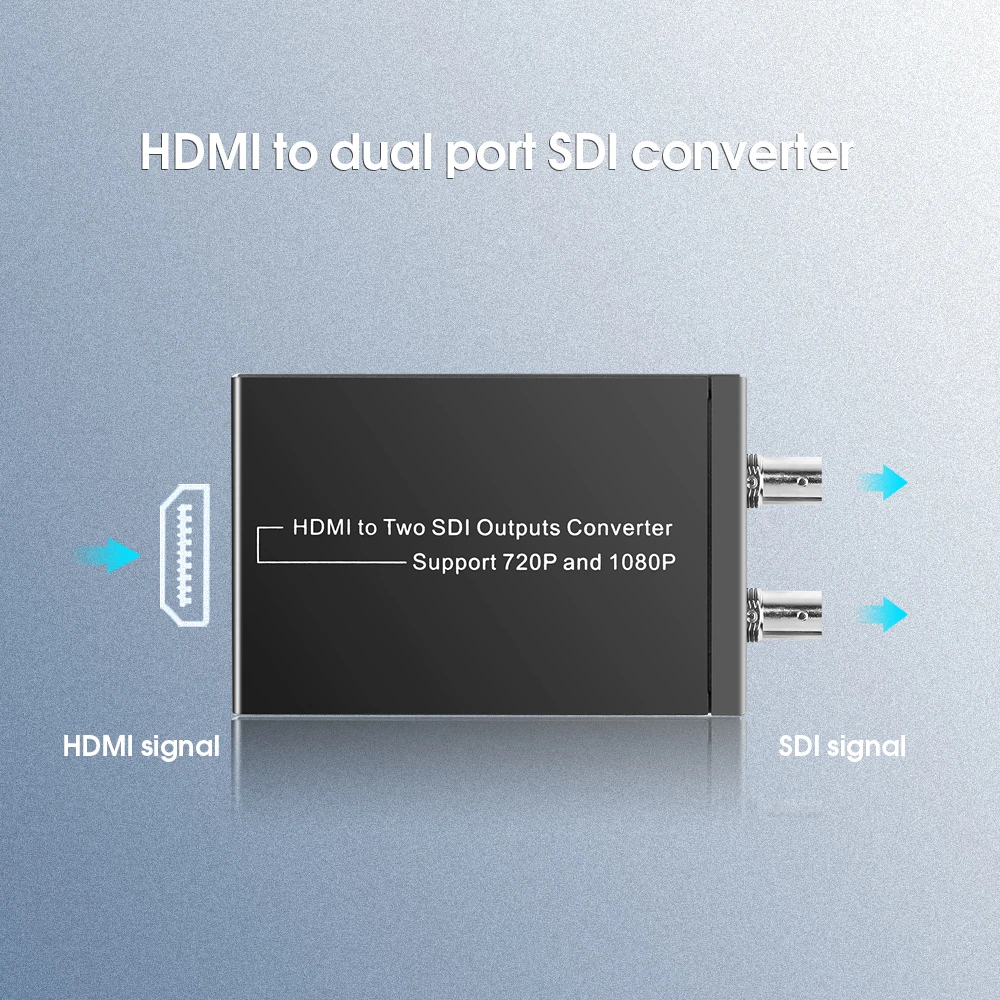 KEBIDU HD 1080P SD-SDI Video Converter Adapter Mini 3G HDMI to SDI Converter Adapter Auto Format Detection for Camera EU/US Plug
KEBIDU HD 1080P SD-SDI Video Converter Adapter Mini 3G HDMI to SDI Converter Adapter Auto Format Detection for Camera EU/US Plug