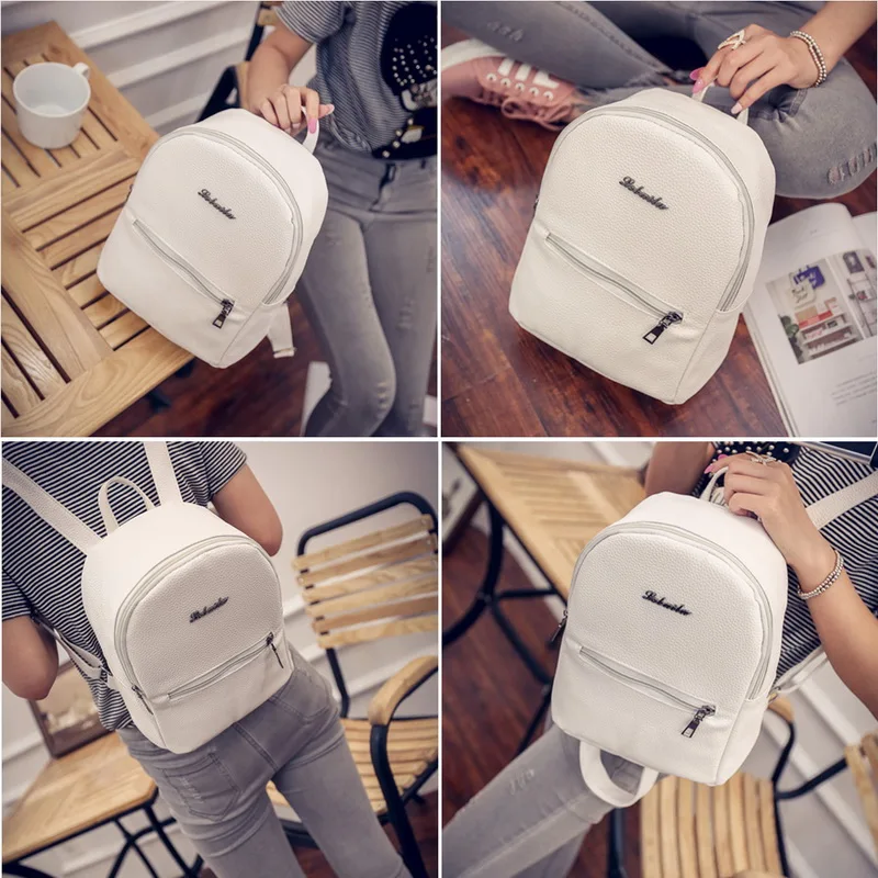 HEFLASHOR Mini Shoulder Bag preppy style leather Fashion candy color backpack student travel bag shopping bags for teenager girl
HEFLASHOR Mini Shoulder Bag preppy style leather Fashion candy color backpack student travel bag shopping bags for teenager girl