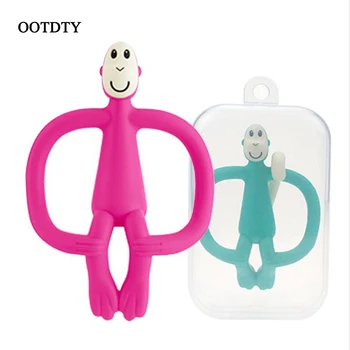 Soft Silicone Cartoon Monkey Toddler Molar Teeth Pain Relief Tool Kids Teether Educational Toy Baby Shower Gift
Soft Silicone Cartoon Monkey Toddler Molar Teeth Pain Relief Tool Kids Teether Educational Toy Baby Shower Gift