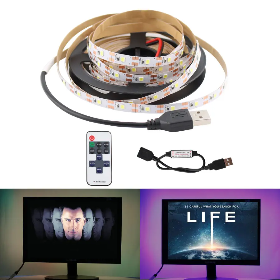 LED Strip Light DC 5V 2835 Not Waterproof Warm White Kitchen TV Backlight 5V USB Led Strip Lamp Tape 5M Cable With 11 Key Dimmer
LED Strip Light DC 5V 2835 Not Waterproof Warm White Kitchen TV Backlight 5V USB Led Strip Lamp Tape 5M Cable With 11 Key Dimmer