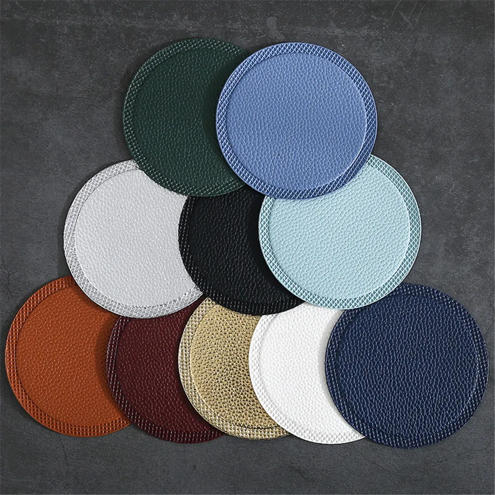 Coffee Coaster Round Tableware Pad Dining Table Mat Heat Insulation Non-Slip Soft PU Leather Placemats Bowl Coaster Kitchen 2pcs
Coffee Coaster Round Tableware Pad Dining Table Mat Heat Insulation Non-Slip Soft PU Leather Placemats Bowl Coaster Kitchen 2pcs