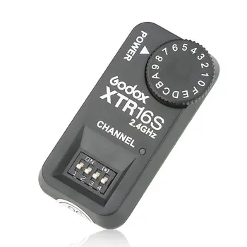 Godox 16 Channels XTR-16S Remote 2.4G Wireless Power-control Flash Trigger Receiver for V860 V850 Tt850 (XTR-16S)
Godox 16 Channels XTR-16S Remote 2.4G Wireless Power-control Flash Trigger Receiver for V860 V850 Tt850 (XTR-16S)