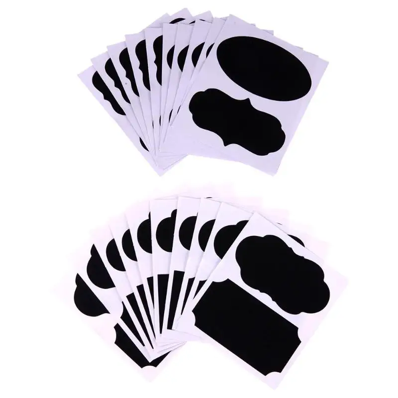 40pcs/Set Removable Washable Blackboard Label Sticker Wall Decal Stickers Message blackboard Decor PET Chalkboard 9 X 5 cm
40pcs/Set Removable Washable Blackboard Label Sticker Wall Decal Stickers Message blackboard Decor PET Chalkboard 9 X 5 cm