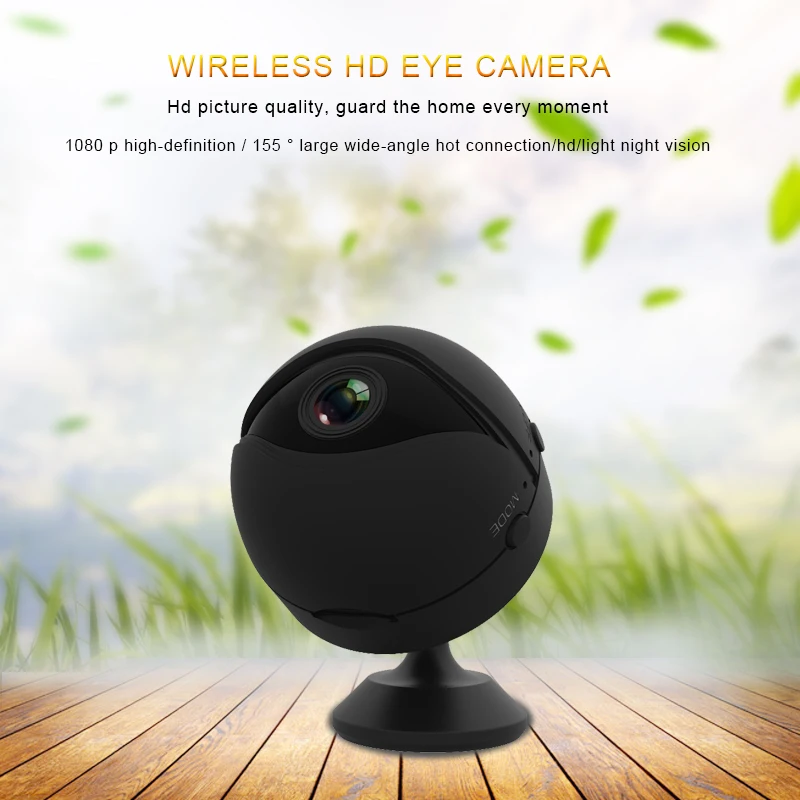 Mini Wifi Camera IP Wireless Cam Remote Control App Support Motion Detection 155 Degree Wide Angle IR Night Vision Secret HD
Mini Wifi Camera IP Wireless Cam Remote Control App Support Motion Detection 155 Degree Wide Angle IR Night Vision Secret HD
