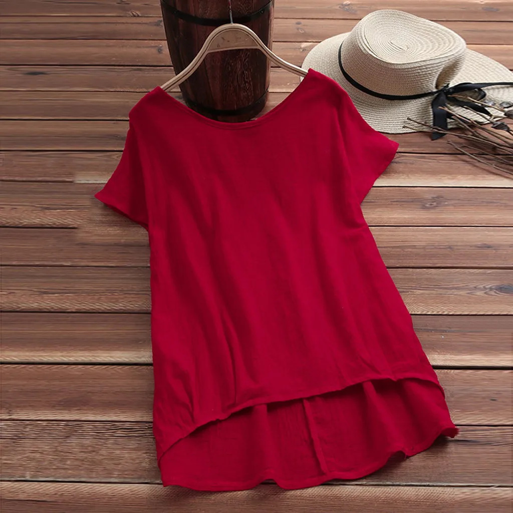 Women Blouse Chemisier Femme Lady Linen Solid Shirt Casual Plain Loose Blouse Shirt Asymmetrical Tops Shirt Woman Blouses
Women Blouse Chemisier Femme Lady Linen Solid Shirt Casual Plain Loose Blouse Shirt Asymmetrical Tops Shirt Woman Blouses
