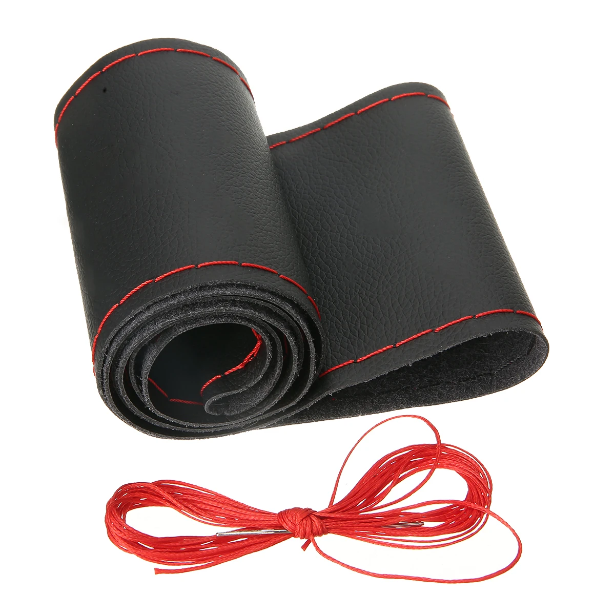 38CM 1 Roll DIY Microfiber Leather Steering Wheel Cover Universal Steering Wheel Cover with Needle and Thread Interior Kits
38CM 1 Roll DIY Microfiber Leather Steering Wheel Cover Universal Steering Wheel Cover with Needle and Thread Interior Kits