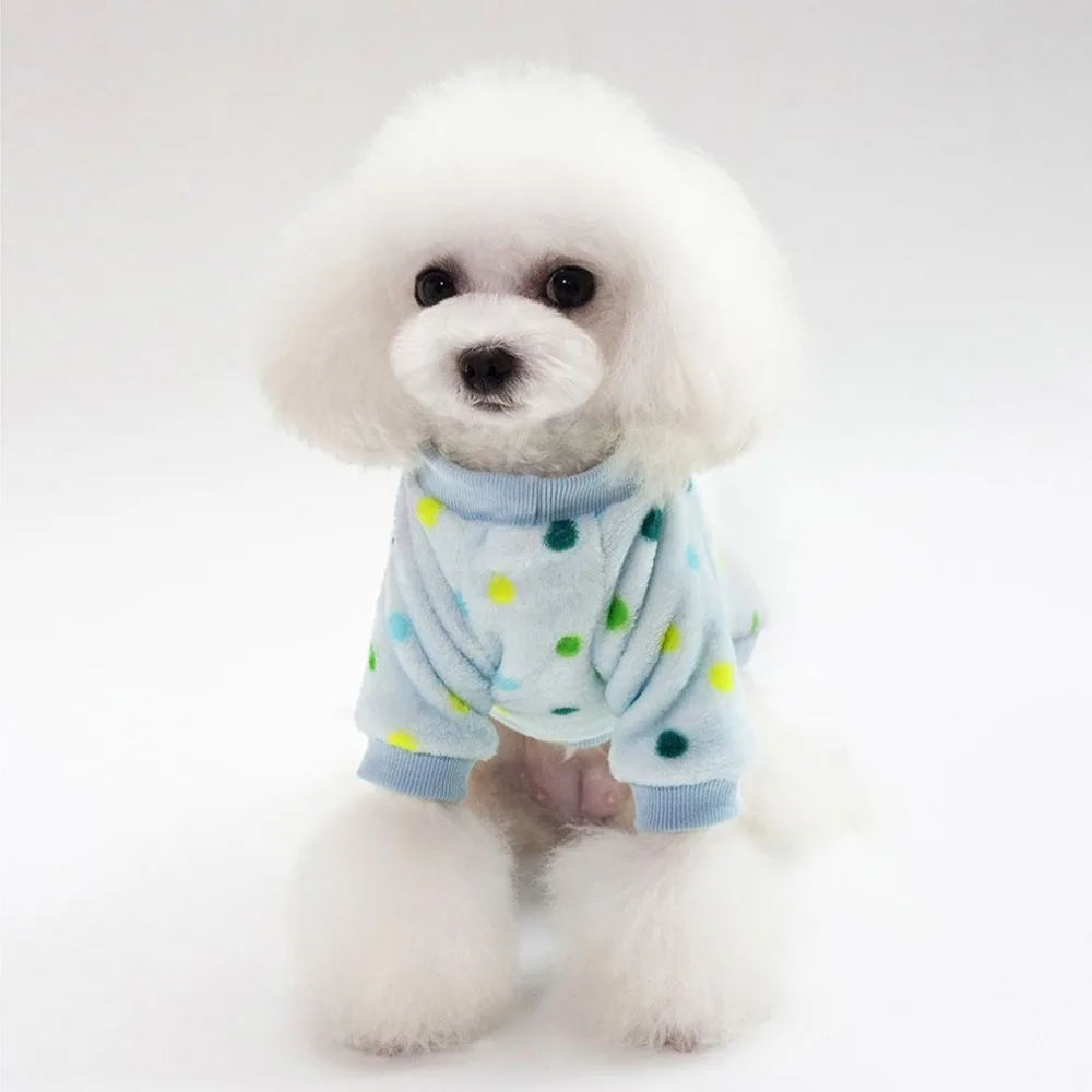 Fashion Pet Clothes Dots Design Soft Plush Velvet Jacket Pullover Sweater Pet Dog Coat Comfortable Casual For Autumn Winter
Fashion Pet Clothes Dots Design Soft Plush Velvet Jacket Pullover Sweater Pet Dog Coat Comfortable Casual For Autumn Winter