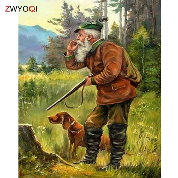 DIY 3D Diamond painting Cross stitchdog Full Round Diamond mosaic Grandpa dog Full Square Diamond embroidery Grandpa dog hunting
DIY 3D Diamond painting Cross stitchdog Full Round Diamond mosaic Grandpa dog Full Square Diamond embroidery Grandpa dog hunting