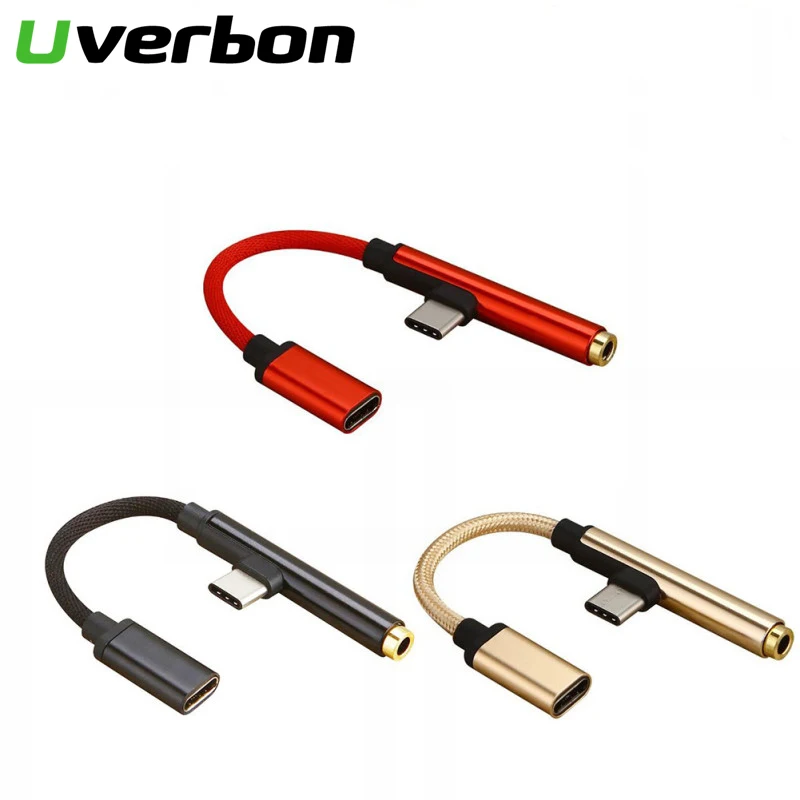 Usb Type C Adapter Charger Audio Cable 2 In 1 Type-C To 3.5mm Jack Headphone Aux Converter For Samsung Galaxy S9 Audio Adapter
Usb Type C Adapter Charger Audio Cable 2 In 1 Type-C To 3.5mm Jack Headphone Aux Converter For Samsung Galaxy S9 Audio Adapter